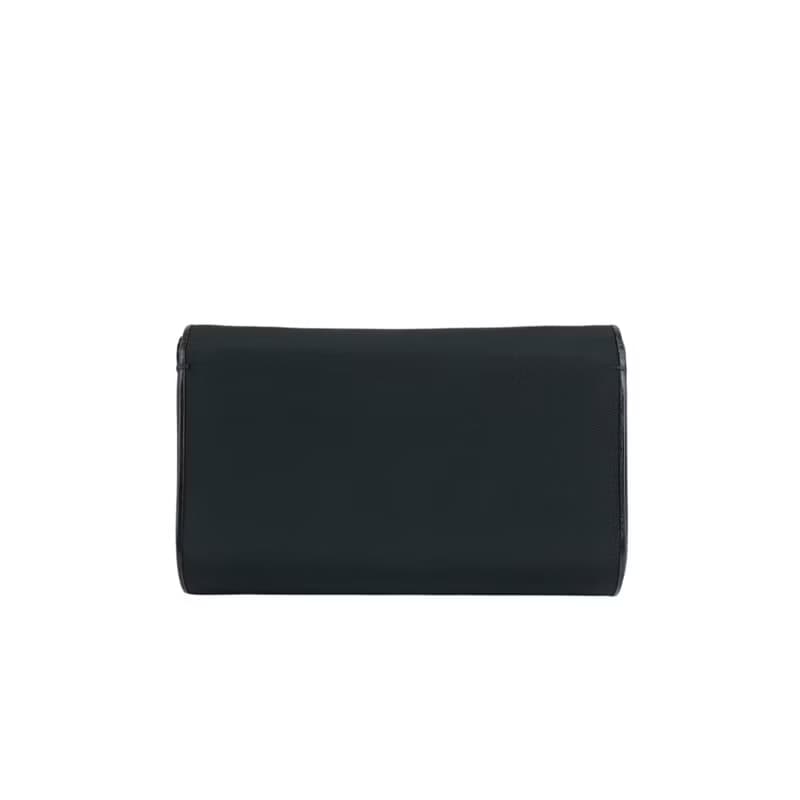 【 日本直送　名牌中古包 】GUCCI グッチ ショルダーバッグ ブラック インターロッキング ナイロン チェーン vintage ヴィンテージ c5t5sp