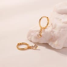 新款歐美風輕奢s925銀耳環18k金色通勤風耳飾 媽媽禮物 交換禮物