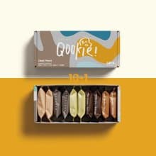 春節禮盒【免運組_買10送1】經典小綜合雪Q餅乾禮盒_10入5款口味