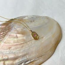 粉剛愛心項鍊18k 現貨一件售出接單訂製