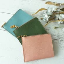 コインケース 【 シュリンクレザー Mild 】 ナチュラル コンパクト 姫路レザー 革 母の日 HS14K