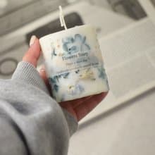 /乾燥花蠟燭/婚禮小物 香氛 伴娘禮 探房禮 香氛蠟燭 大豆蠟 生日