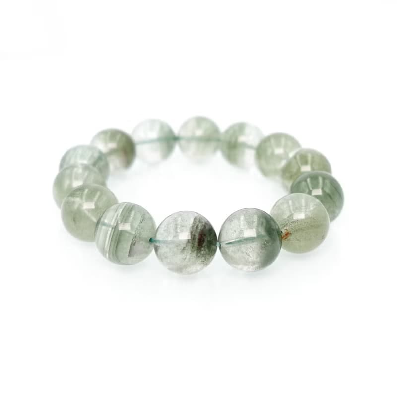 寶麗金珠寶-天然綠幽靈水晶手珠