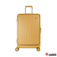 【CROWN】29吋 BOXY 前開框架拉桿箱 託運箱  黃色