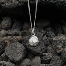 (925 Sterling Silver) Atypical Stone Necklace Ver.3