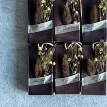 fragrance bouquet sachet brown