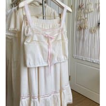 法式少女  Vintage法蕾 手工制吊帶
