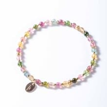 碧璽糖果色14KGF手鍊 | 彩色天然水晶手鍊禮物