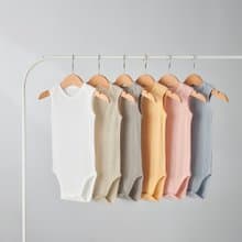 【Simba小獅王辛巴】Air Upper 透氣棉開襟包屁衣80cm/90cm(無袖)