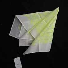 leopard handkerchief  neon yellow