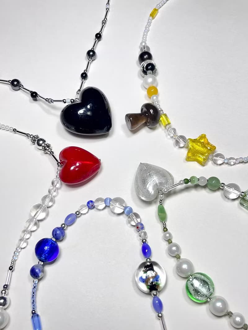 Sea Collection - 'Seahorse' Glass Craft Heart Necklace