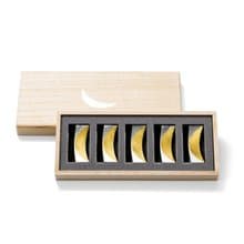 金色月光筷架組 - 五入