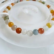 畢業級貓眼濃色彩兔毛水晶4.9-5.3mm6.66g滿順帶稀有灰兔毛