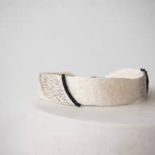 刺繍ブレスレット　オフホワイト