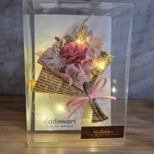 加購燈串賣場 永生花束卡片 乾燥花束卡片 感謝小卡 母親節卡片