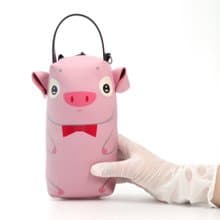 【雙11折扣】Pink pig pencil pouch bag,make up case, handmade bag for every day essent