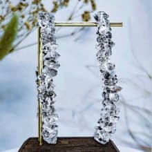 【油膽閃靈鑽】天然黑閃靈鑽 雙尖水晶手鍊手串