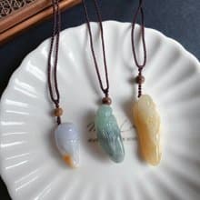 天然緬甸玉翡翠 壽翁 祝壽 禮物 項鍊 玉牌 jadeite 長輩禮