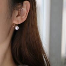 日本直送 稀有9-9.5mm大尺寸 akoya珍珠耳環 18k厚金耳鉤 耳釘
