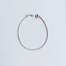 K14gf Rosegold Design Chain Bracelet
