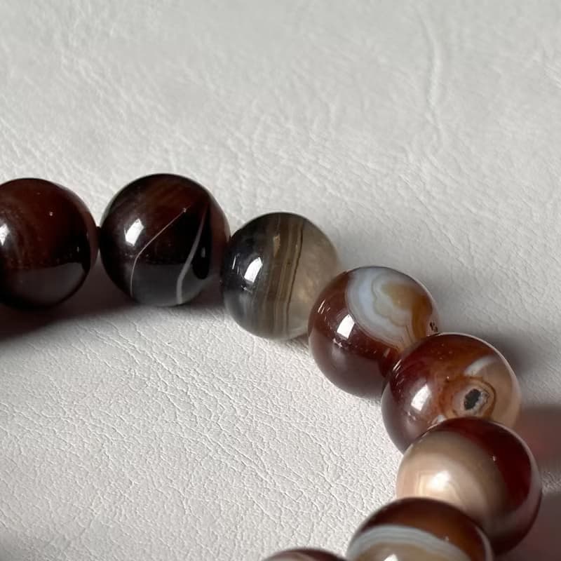 古銅啡 瑪瑙 手鏈手串