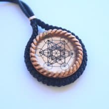 Orgonite Metatron Pendant | Orgonite Pendant | Tensor Ring Pendant| Radiating En