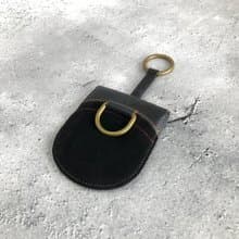 【 日本直送　名牌中古包 】LOEWE ロエベ キーケース ブラック アナグラム レザー vintage ヴィンテージ オールド baerut