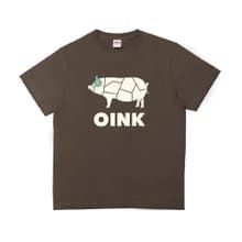 OINK T恤 - 巧克力棕