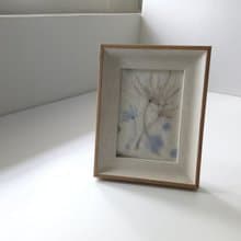 蒲公英羊毛氈花草系療癒畫框傢飾