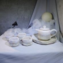 貓柳茶具組