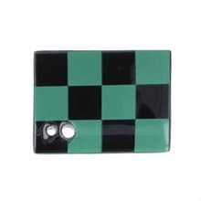 絕版品  季節圖案系列香立 市松黑x綠方格(碳治郎)