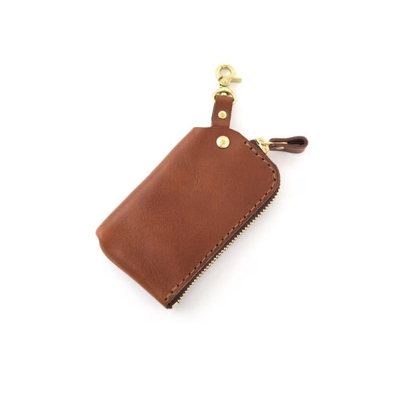 日本職人手作皮革鑰匙包 - 共5色