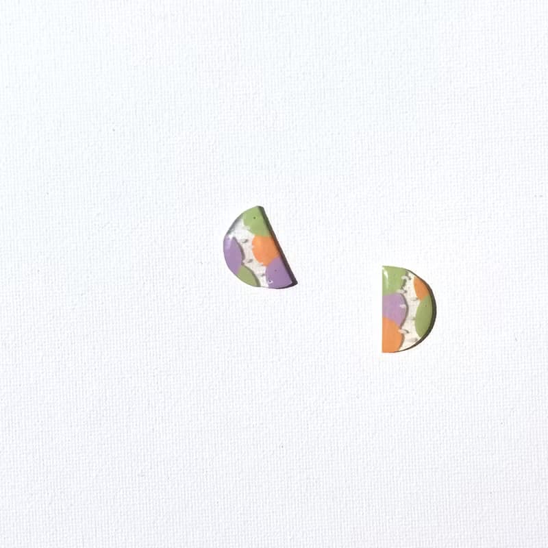 捉迷藏貼耳夾式/針式耳環