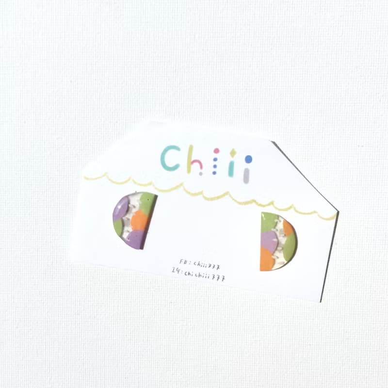 捉迷藏貼耳夾式/針式耳環