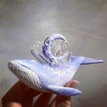 月亮小島鯨魚