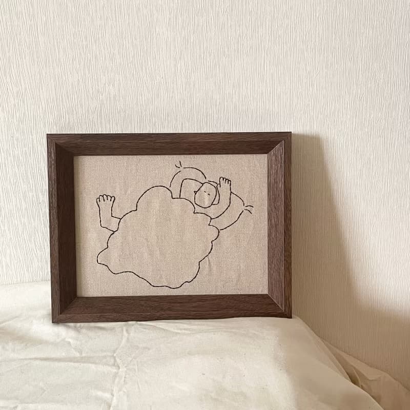 快速出貨l刺繡設計相框l 手工刺繡掛畫 牆上裝飾 相框 佈置相框
