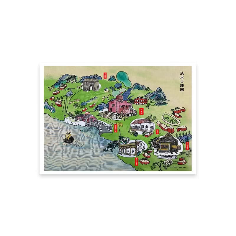 【百二歲】飄香明信片 - 淡水古蹟園 / 日月潭紅茶包