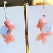 如魚得水 純銀耳環/耳夾