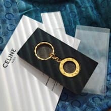 全新帶盒 CELINE 小金環 包包掛飾掛件 車匙圈鎖匙扣鑰匙扣鑰匙圈