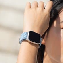 Apple Watch  Aspen DE 雙色防潑水編織錶帶-淺藍