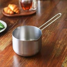 日本相澤工房 AIZAWA 日本製18-8不鏽鋼牛奶鍋/單柄鍋-14cm