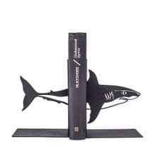 Metal Bookends Shark // FREE SHIPPING WORLDWIDE //