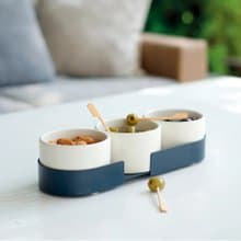 Design Bite 3入點心瓷器罐組 (4入可選)