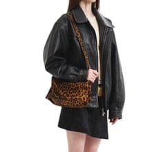 韓國製 MUR NUOVO MINI手袋/單肩包/手提袋 (Leopart Brown)