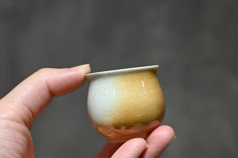 | 30cc | 純瓷茶杯 茶席茶杯 柴燒茶杯 瓷杯【臻麟陶藝】
