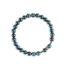 Op.54 復古天然石手鏈 古法手工做舊 藍虎眼石