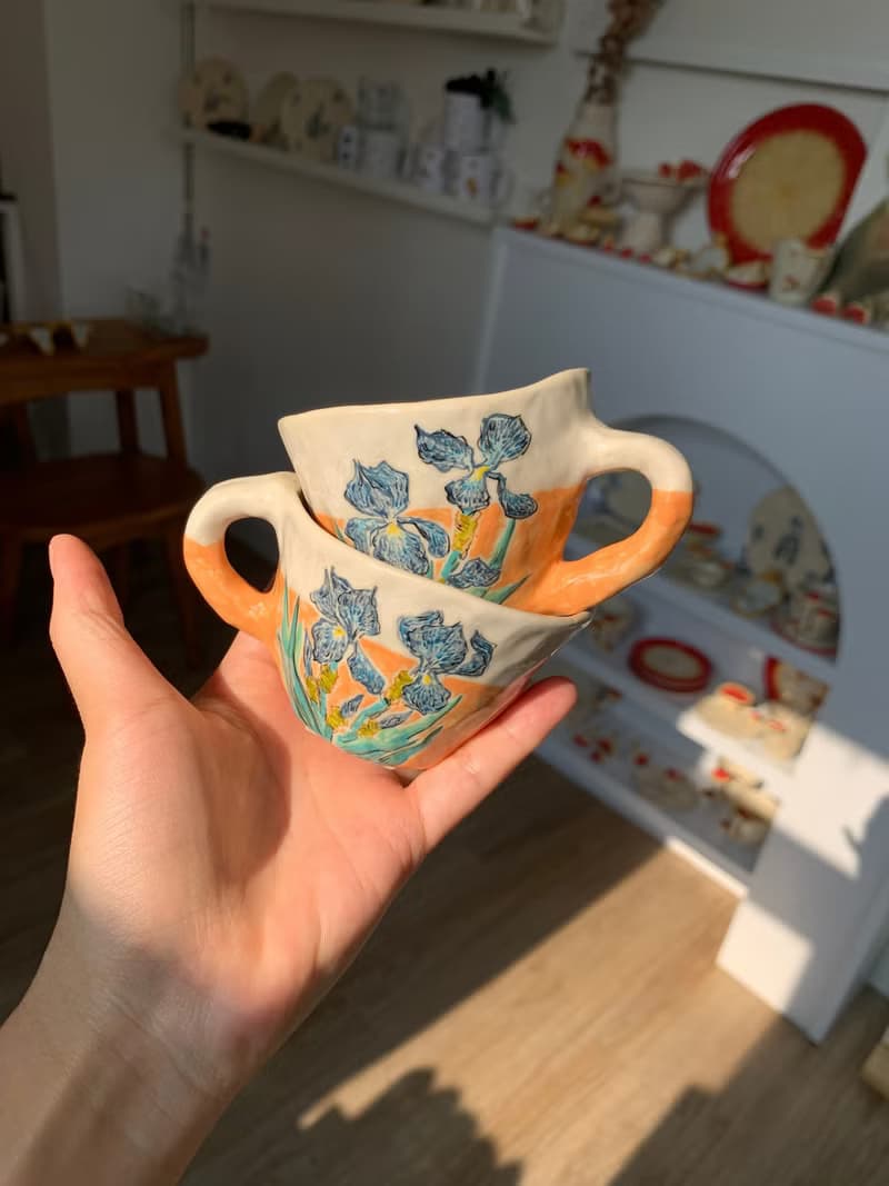 Coffee Shot Cup with painting