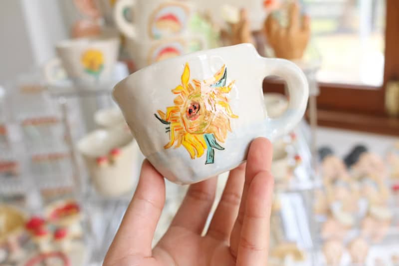 Coffee Shot Cup with painting