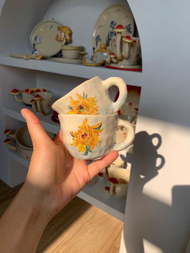 Coffee Shot Cup with painting