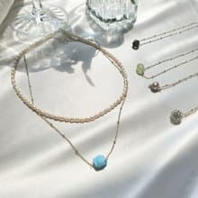 拉利瑪純銀吊墜 + 珍珠頸鍊 / 項鍊 / JIEGEM 姊的珠寶